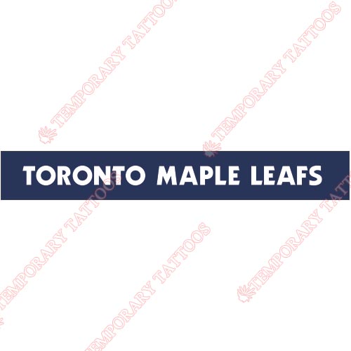 Toronto Maple Leafs Customize Temporary Tattoos Stickers NO.344